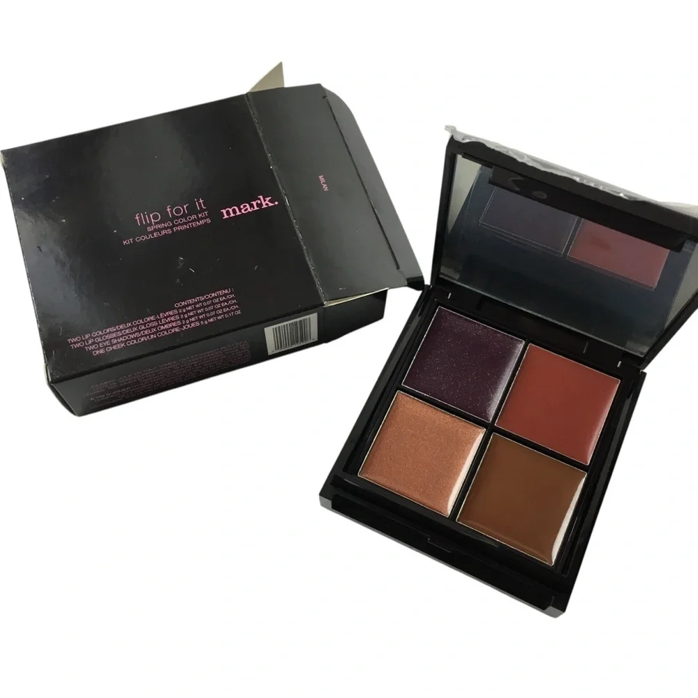 mark. Flip for It Milan Spring Color Kit Compact Eyeshadow Blush Lip Color RARE